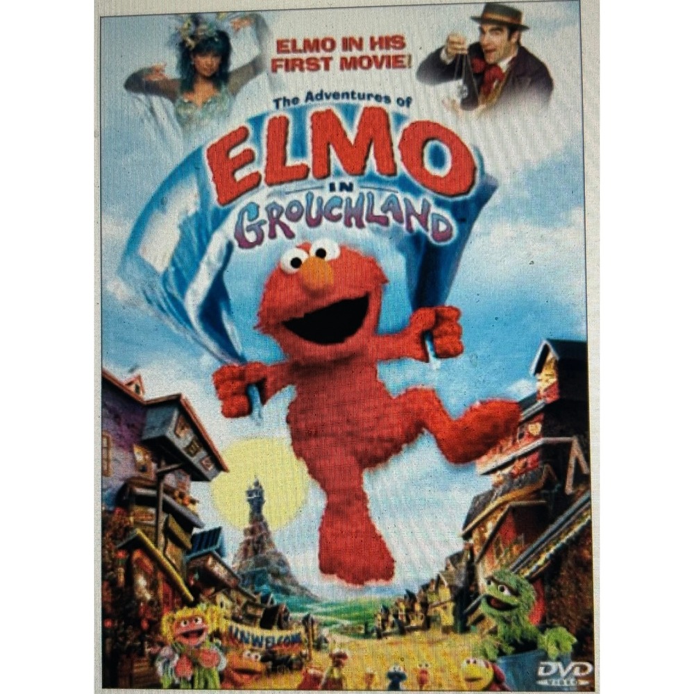 The Adventures of Elmo in Grouchland DVD Disc Only Sesame Street Elmo Tested